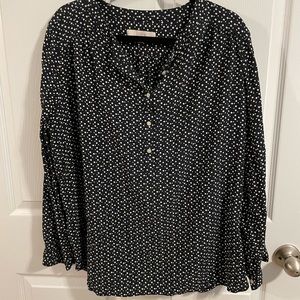 Long sleeve blouse